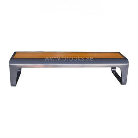 Brooks Olwen Bench Metal+Wood 180cm