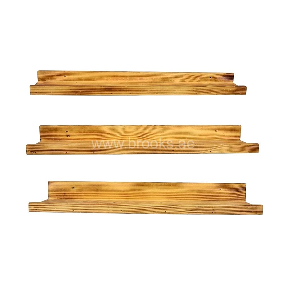 Veelex Wooden Floating Shelf 3 pc Set