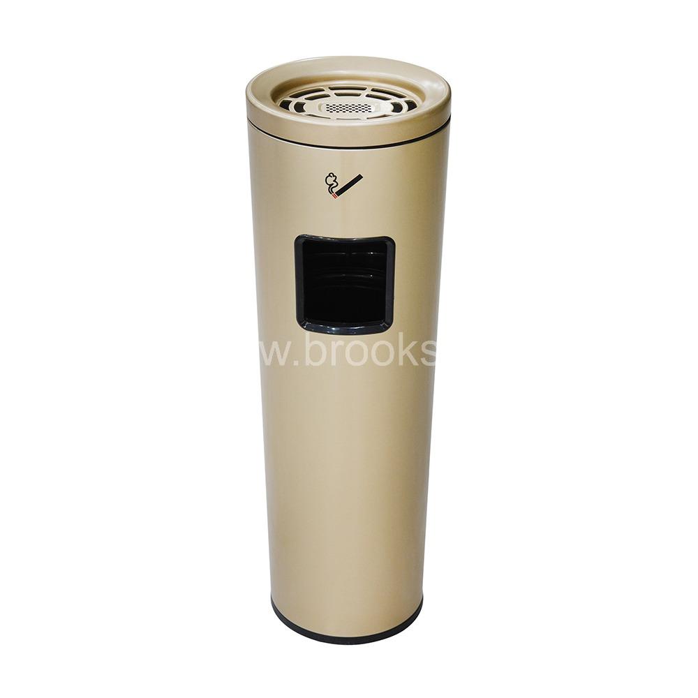 Brooks SS Ashtray Bin Champagne Gold 