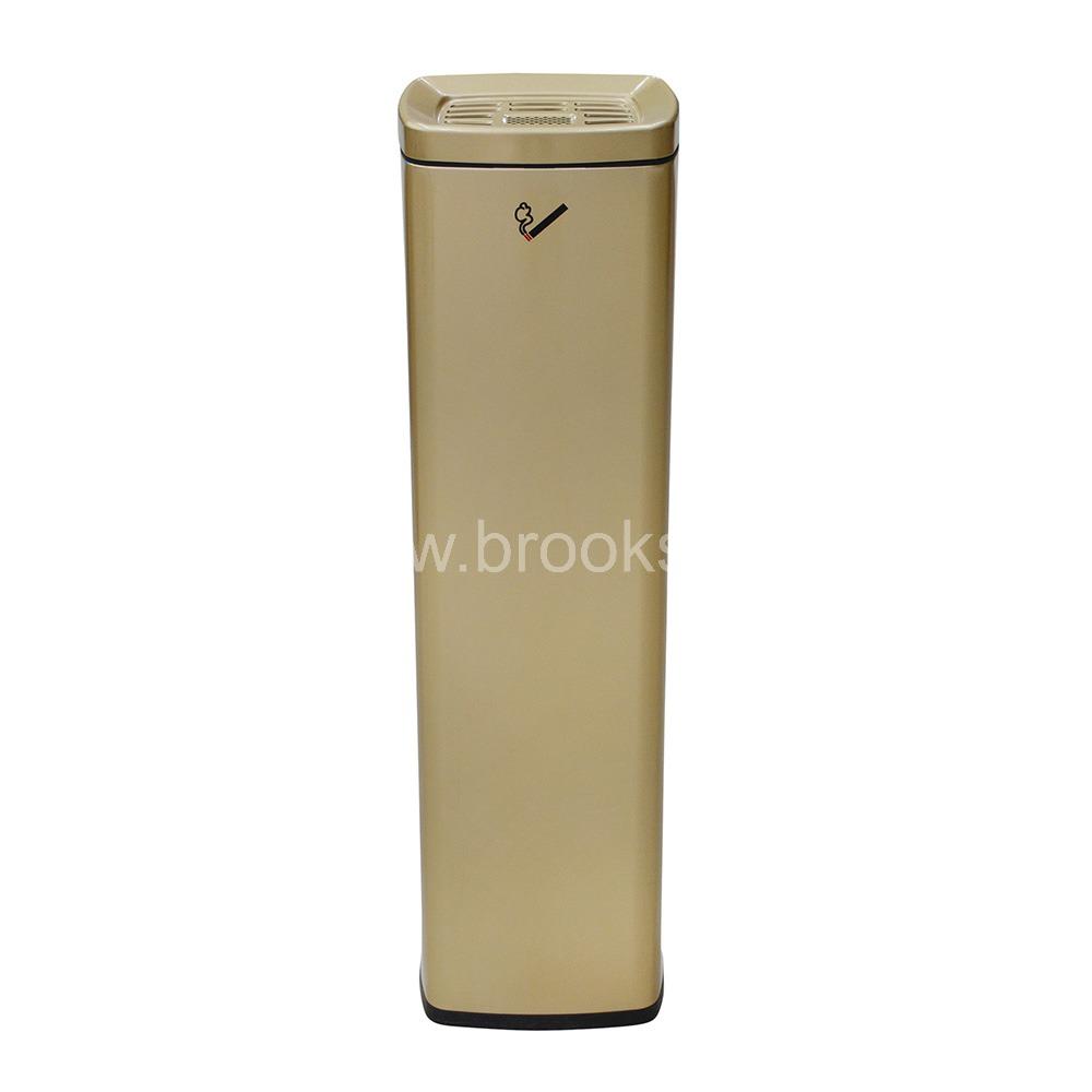 Brooks SS Ashtray Bin Champagne Gold 