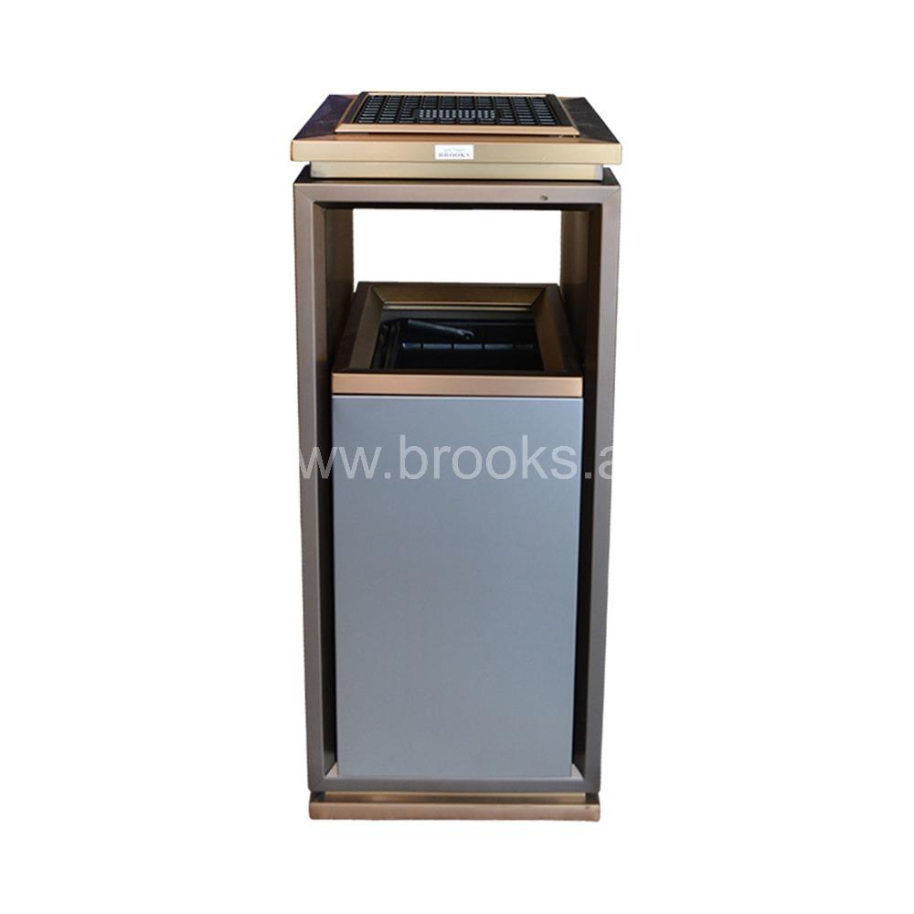 Brooks Ray Square Ashtray Lid Rose Gold + Jet Black