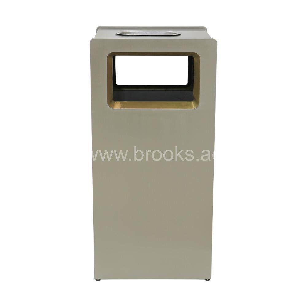 Brooks Matios GS Ashtray Bin 45Ltr Beige 