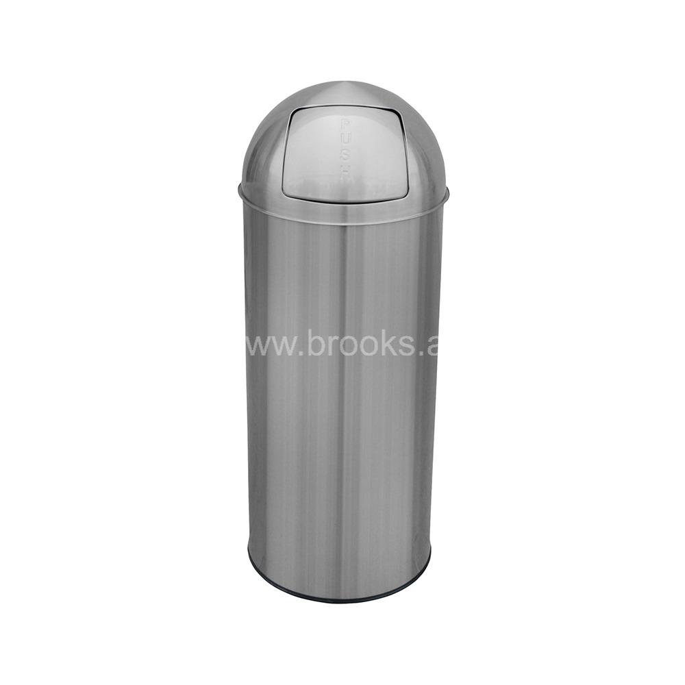 Brooks Push Top Bin 70Ltr with FRP 