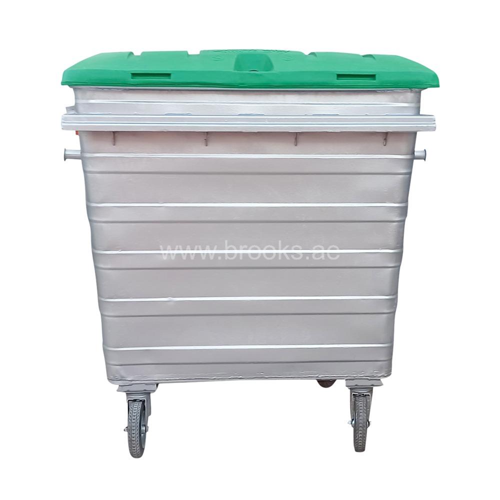 1.1 CBM Galvanized Bin with Plastic Lid 