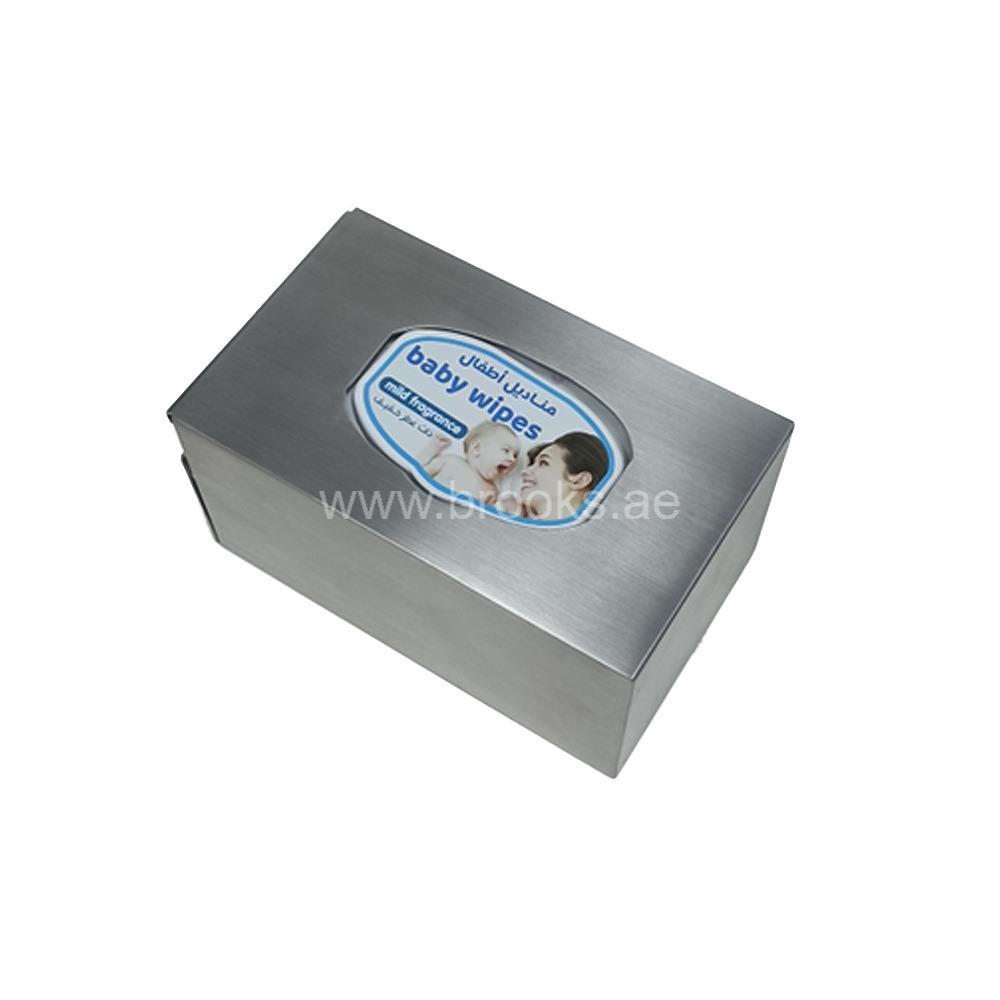 Brooks SS Wall Mount Wipes Dispenser with Lock