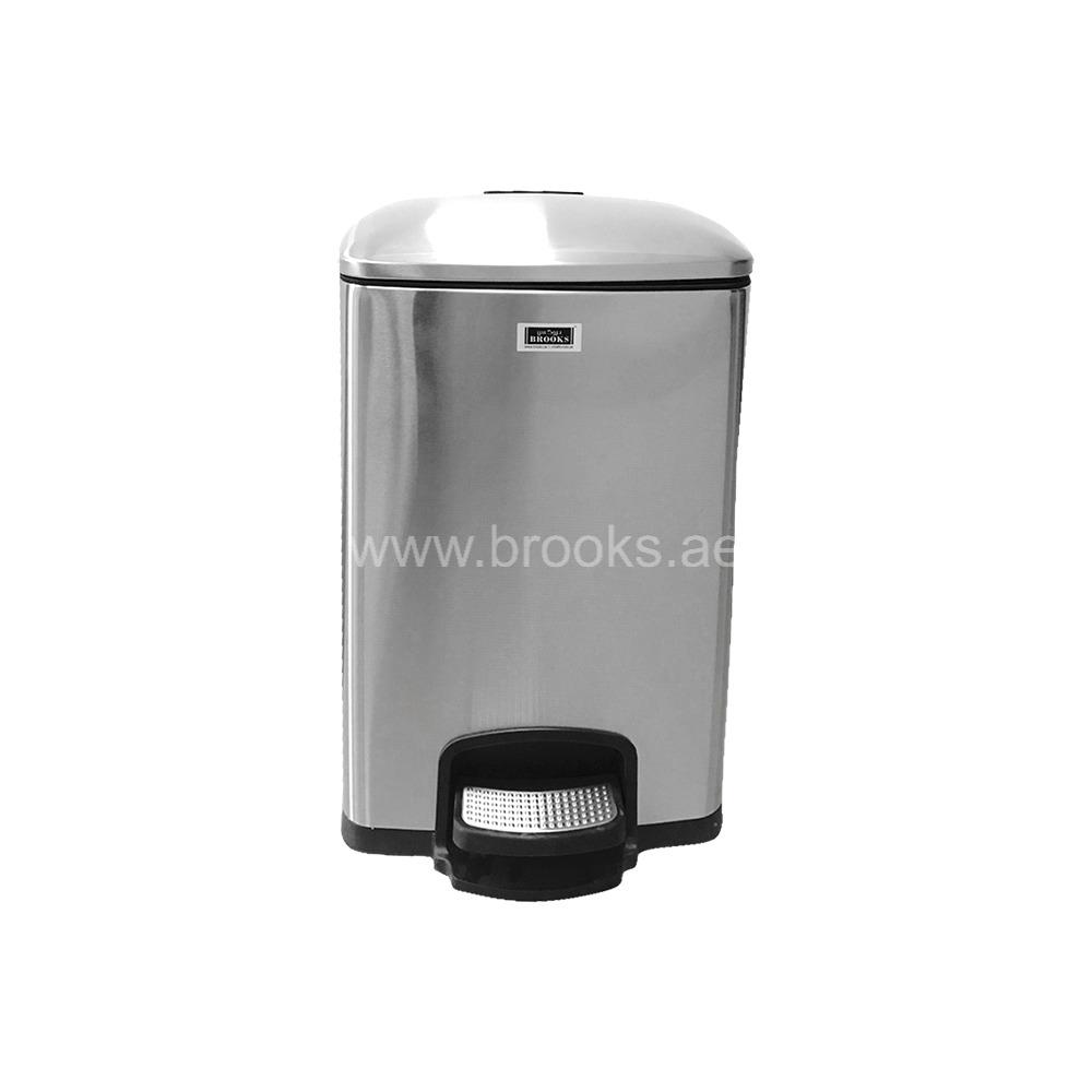 Brooks Salva 2 Stream SS Pedal Bin 20Ltr