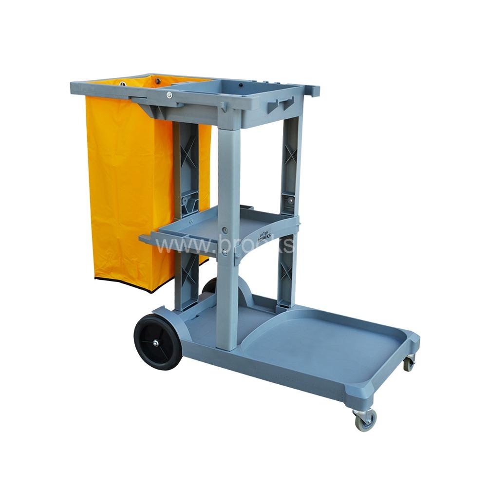Brooks Janitor Cart Grey