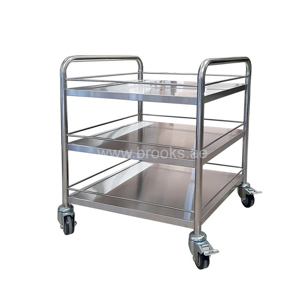 Brooks SS Service Cart 3 Layer