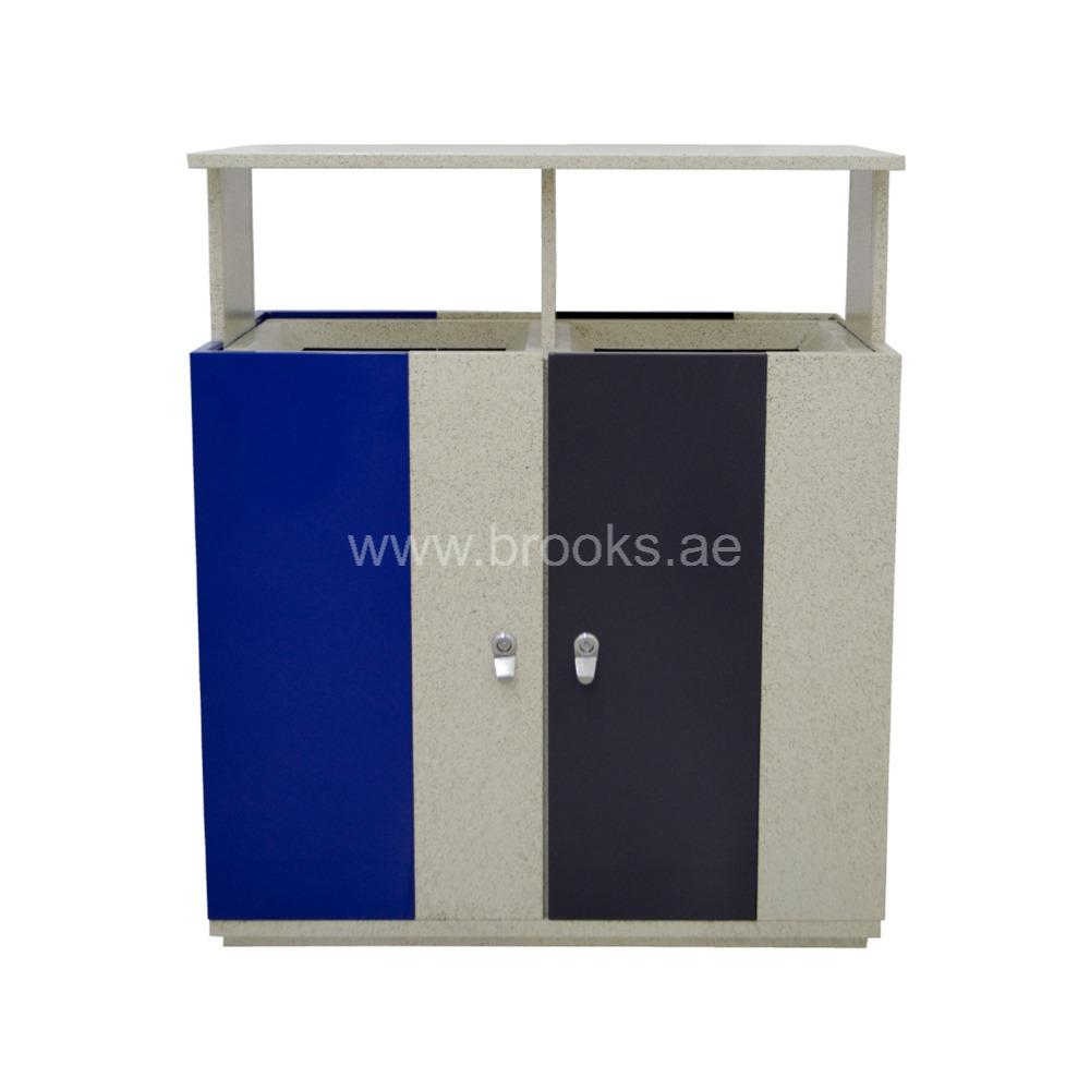 Brooks 2 Stream Recycle Bin 100Ltr