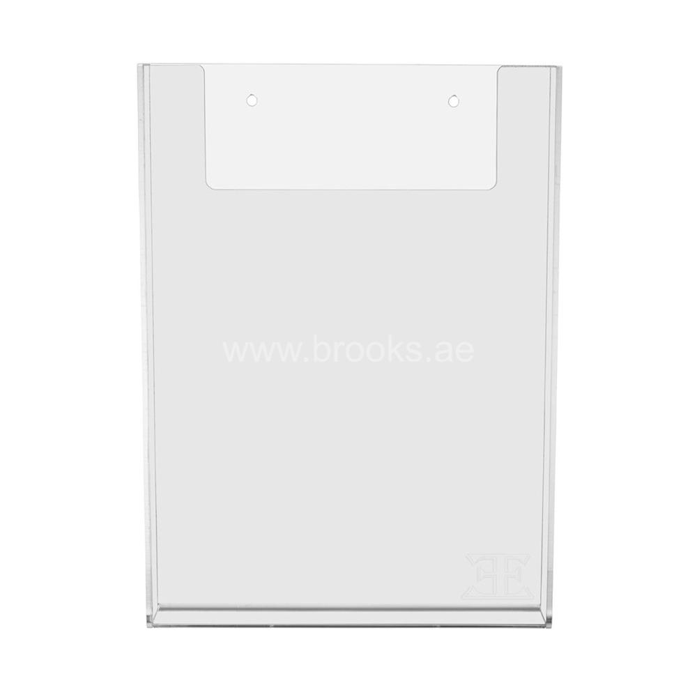 Clear Acrylic A4 Wall Mount Brochure Sign Holder 