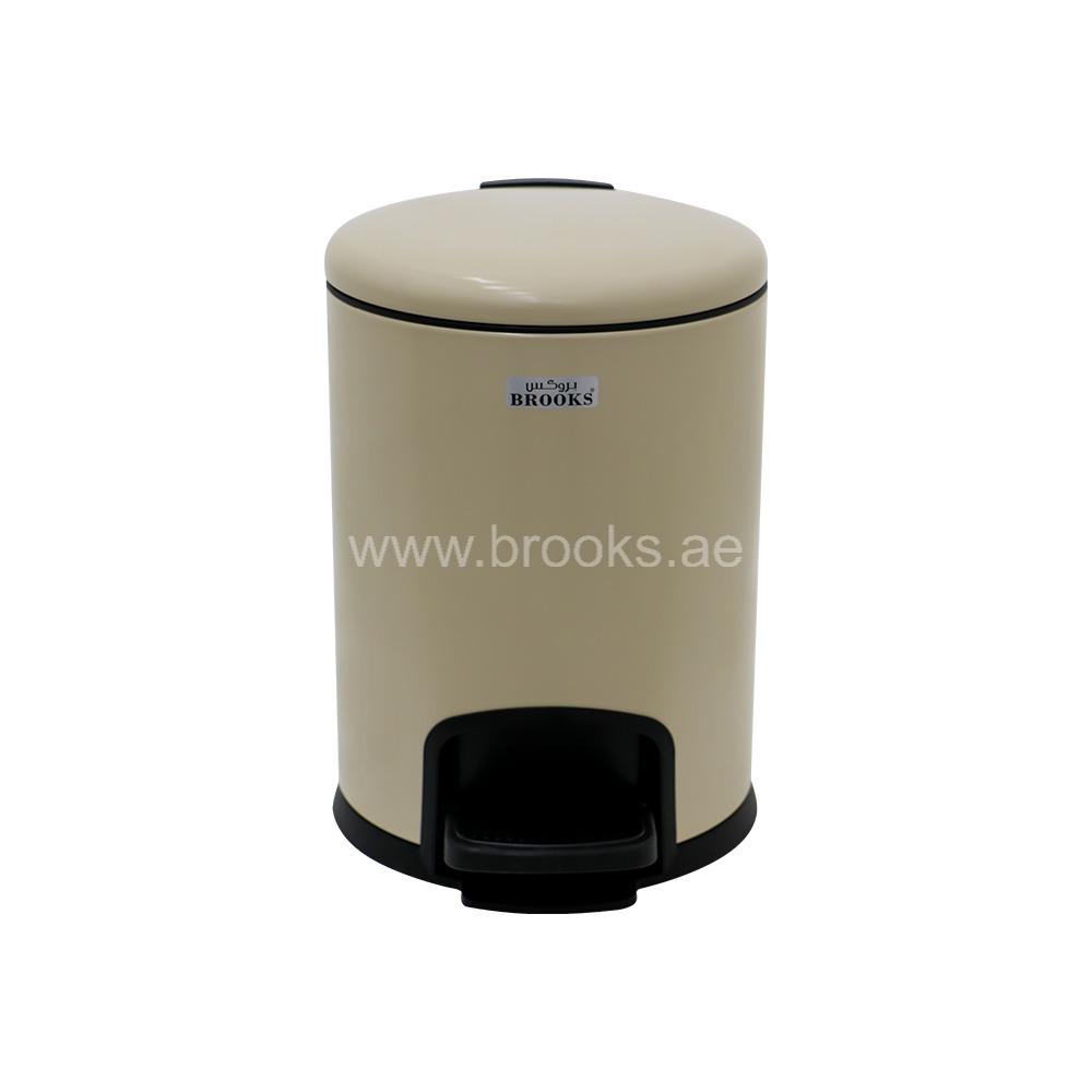 Brooks Silo SS Pedal Bin 5 Ltr. Beige 