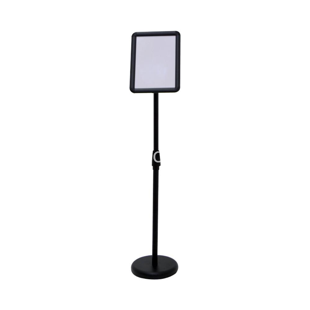 Adjustable and rotatable A4 Display Stand Black