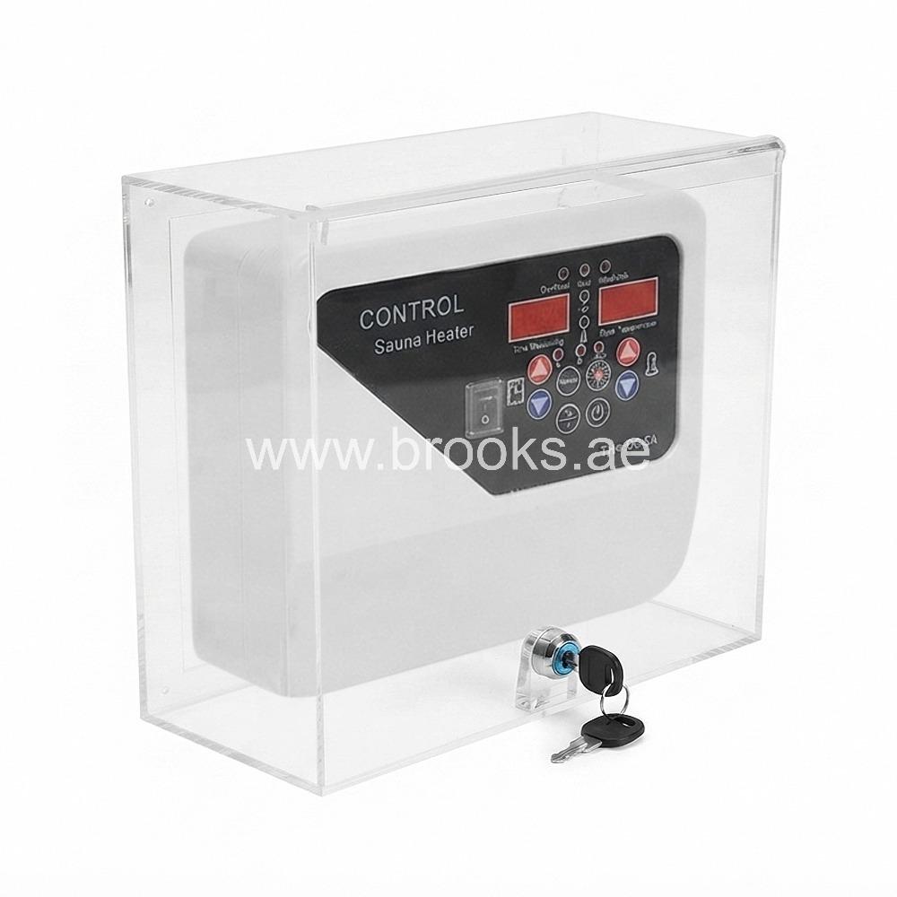 Veelex Clear Acrylic Wall Box with Lock