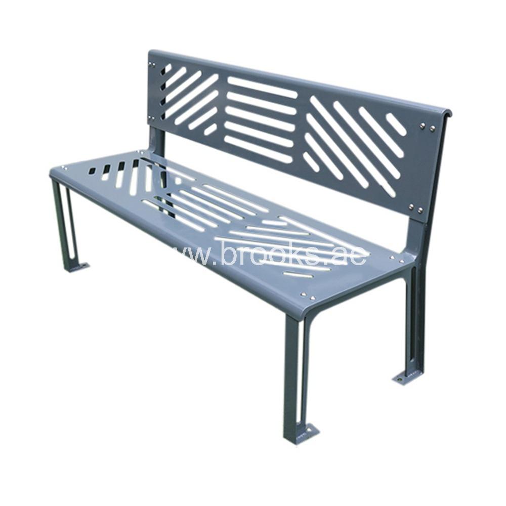 Brooks Outdoor Metal Bench