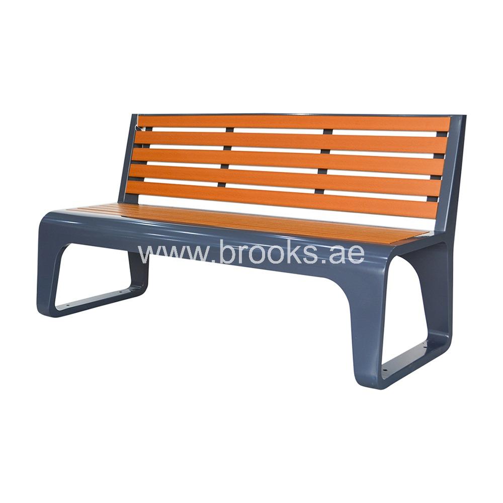 Brooks Viva Outdoor Bench Metal+WPC 150cm