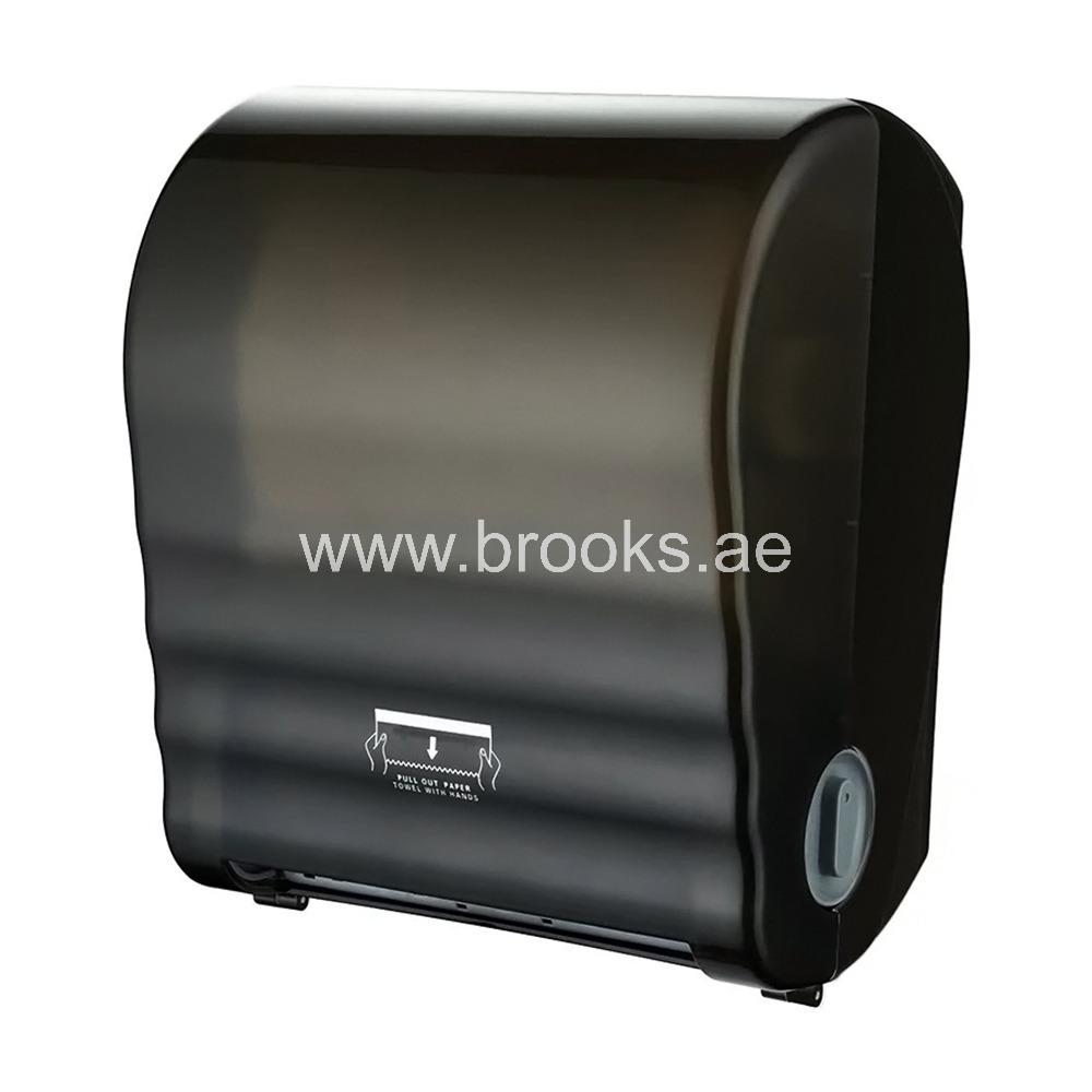 Paper Towel Dispenser Transparent Black