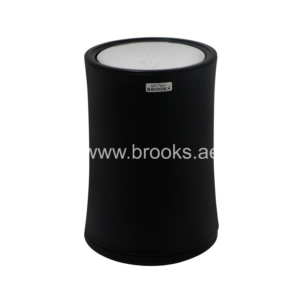 Brooks Vorex Metal Round Swing Bin 8Ltr 