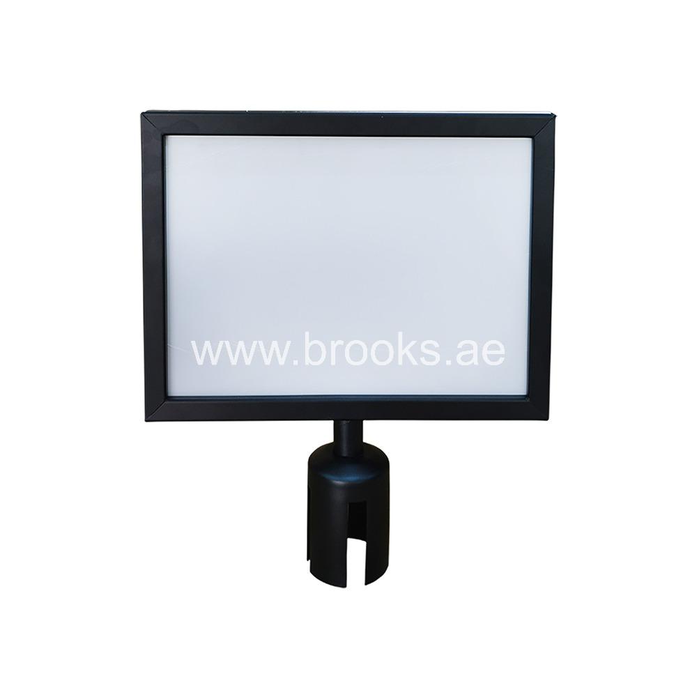 Brooks Double Side Display A3 Horizontal Header Black 