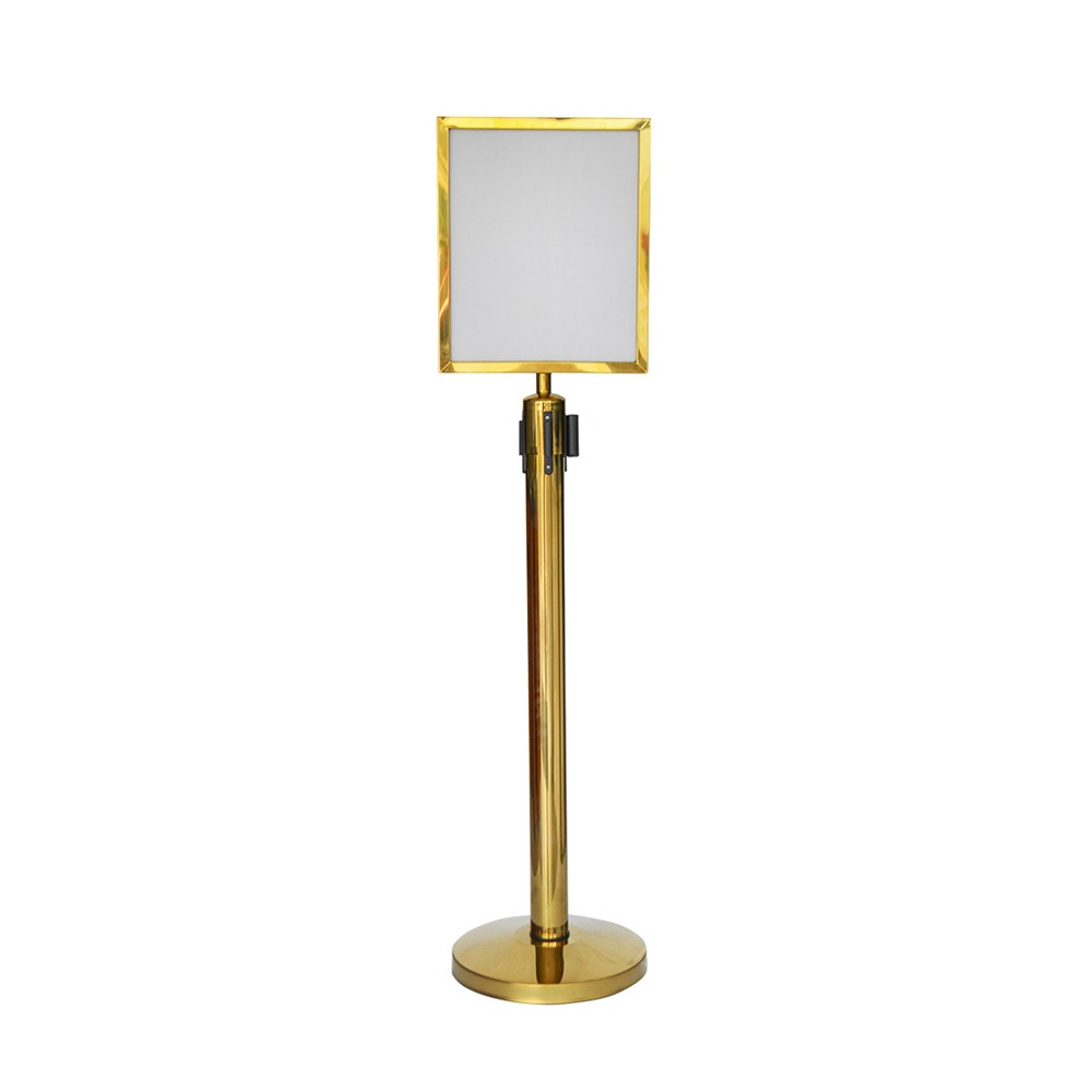Double Side Rectractable A4 Vertical Header & Stand Golden 
