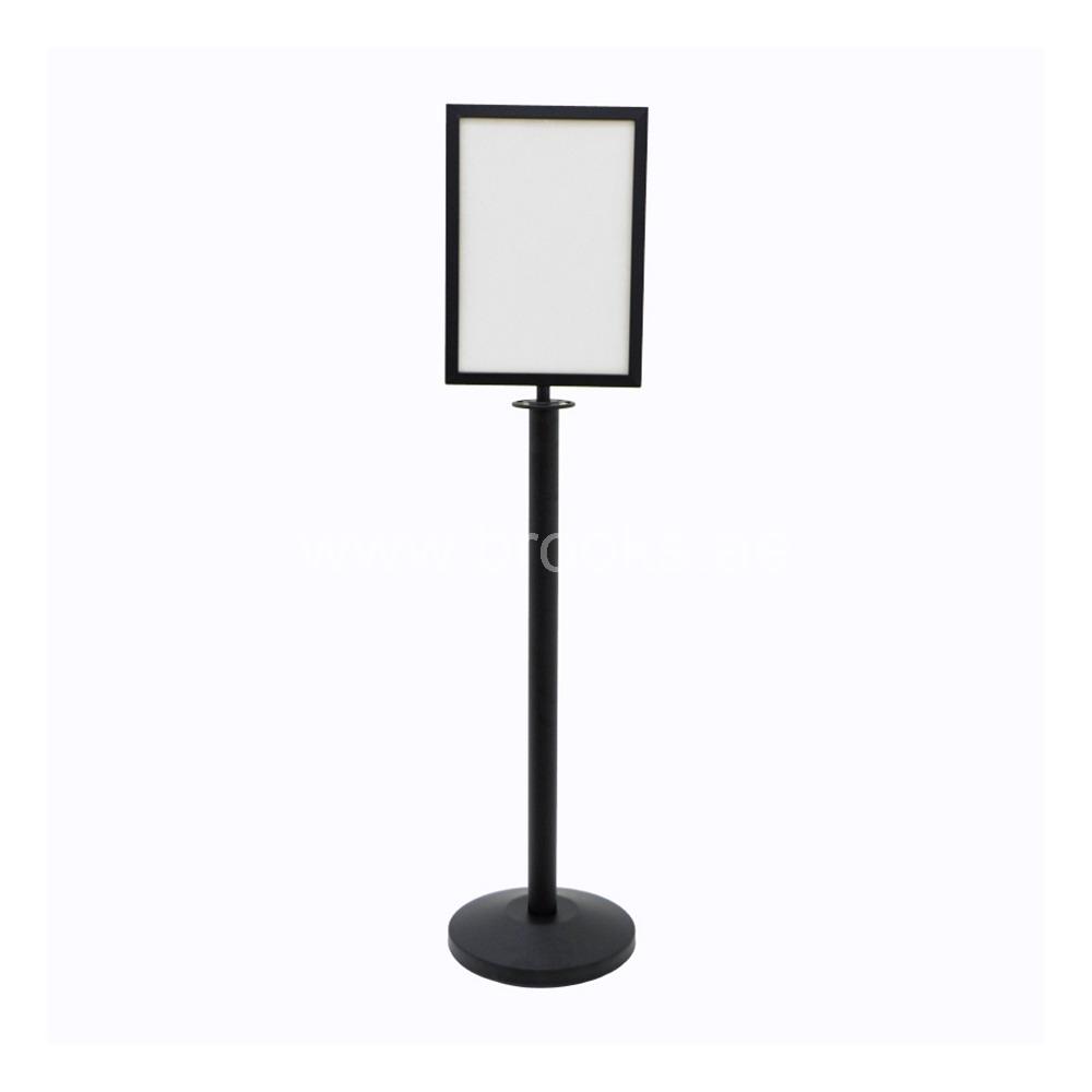 Information Stand Double Sided A3 Vertical Black