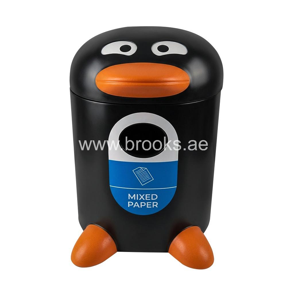 Plastic Recycle Penguin Bin 102Ltr 