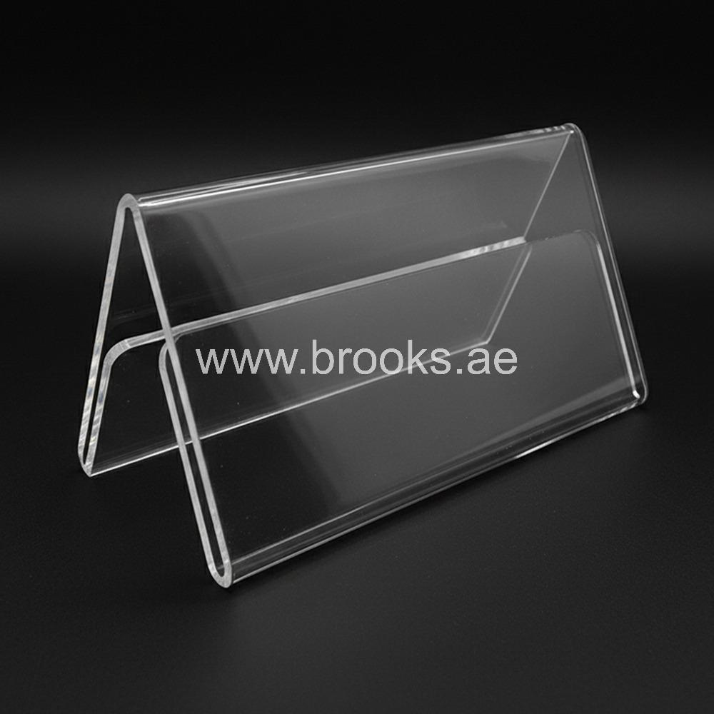 Veelex Mini A-Shape Clear Acrylic Buffet Tag 