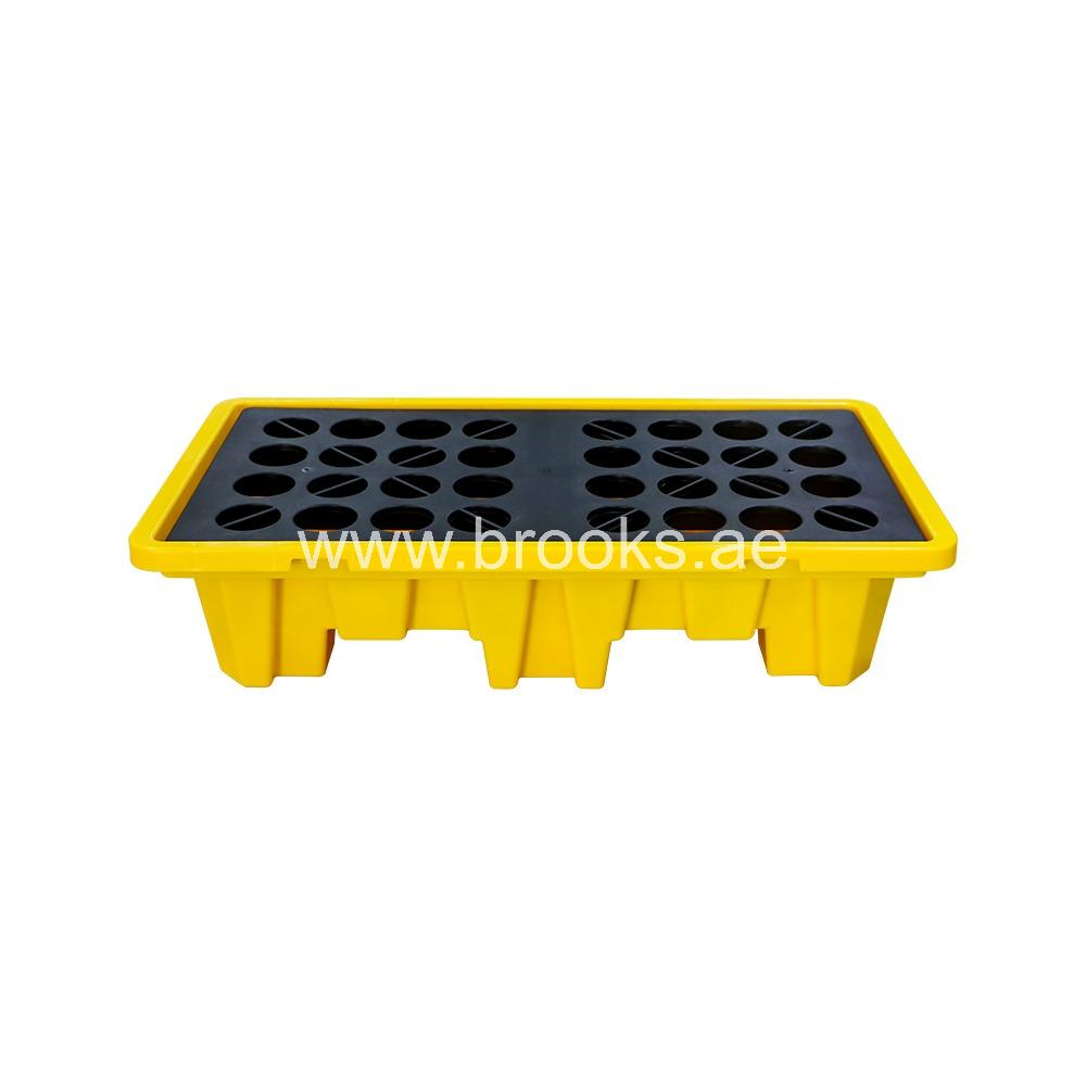 2 Drums Spill Pallet Yellow L130 x W69 x H30cm