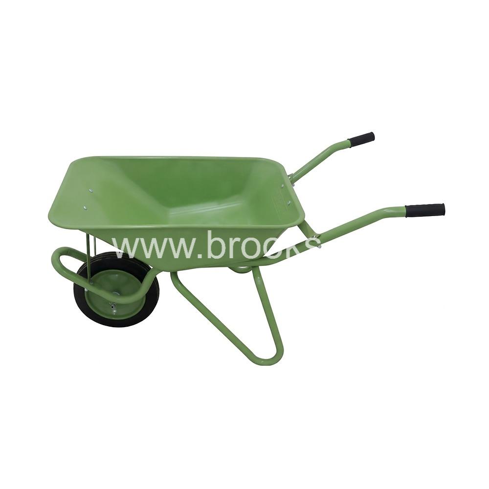 Heady Duty Metal Wheel Barrow Green 3 CU.FT